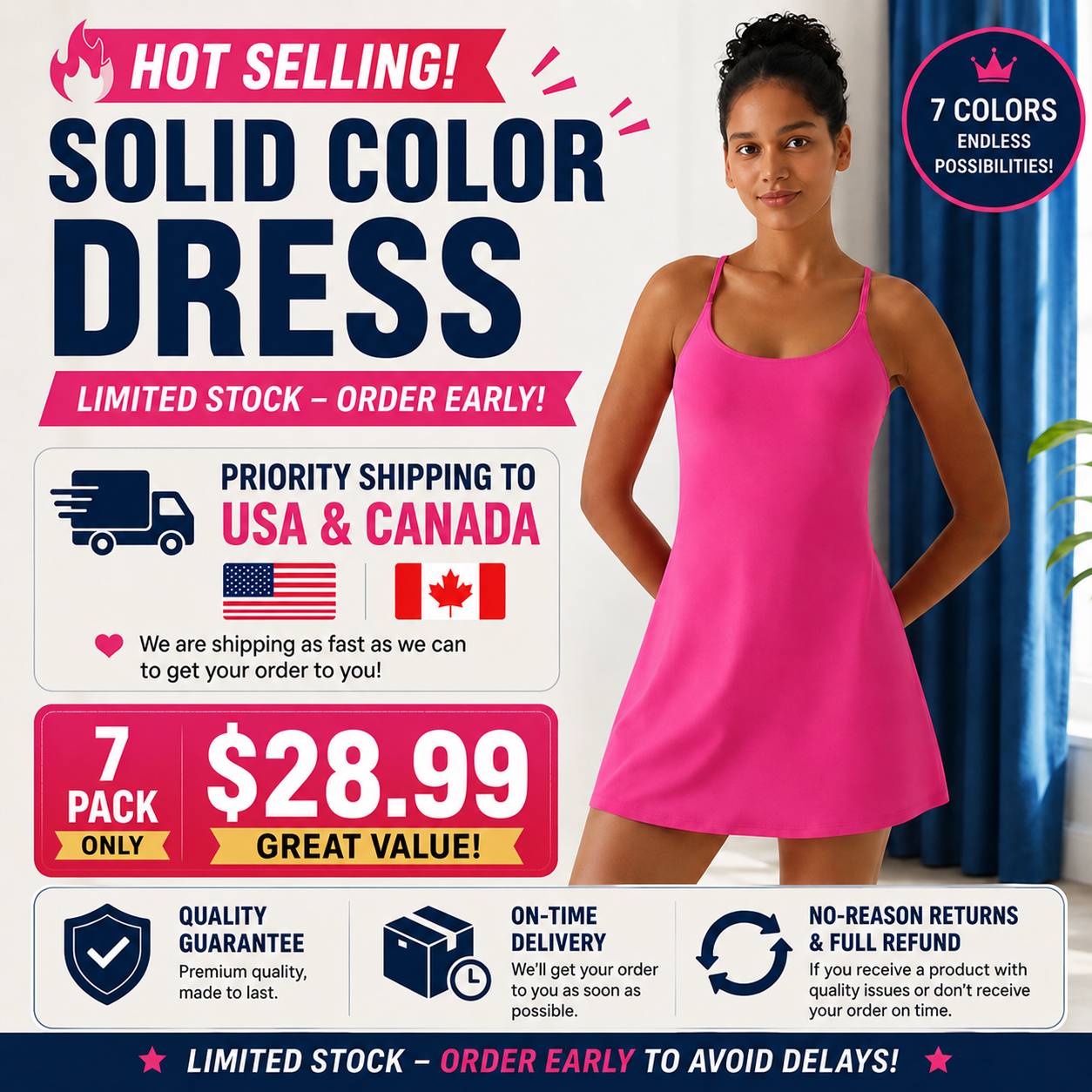 🔥Last day promotion🔥Plush Backless Active Dress-Easy Peezy Edition
